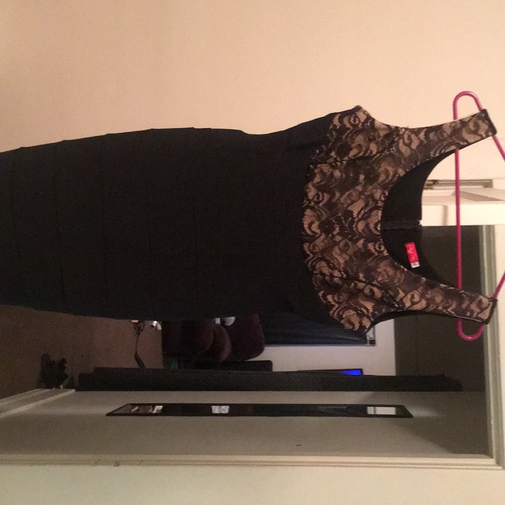 Black cocktail dress
